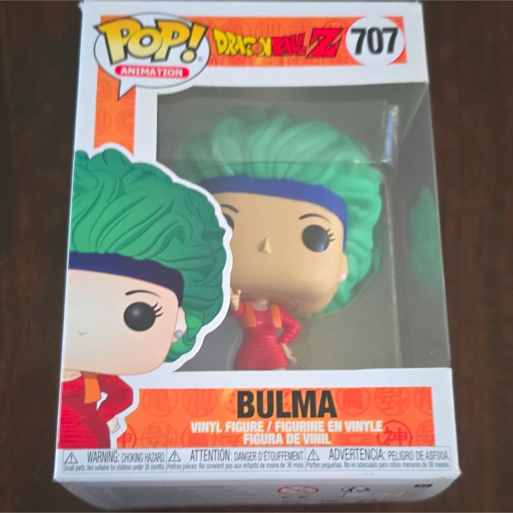 Funko Pop! Animation: Dragon Ball Z Bulma Vinyl Figure (Boxed) #707